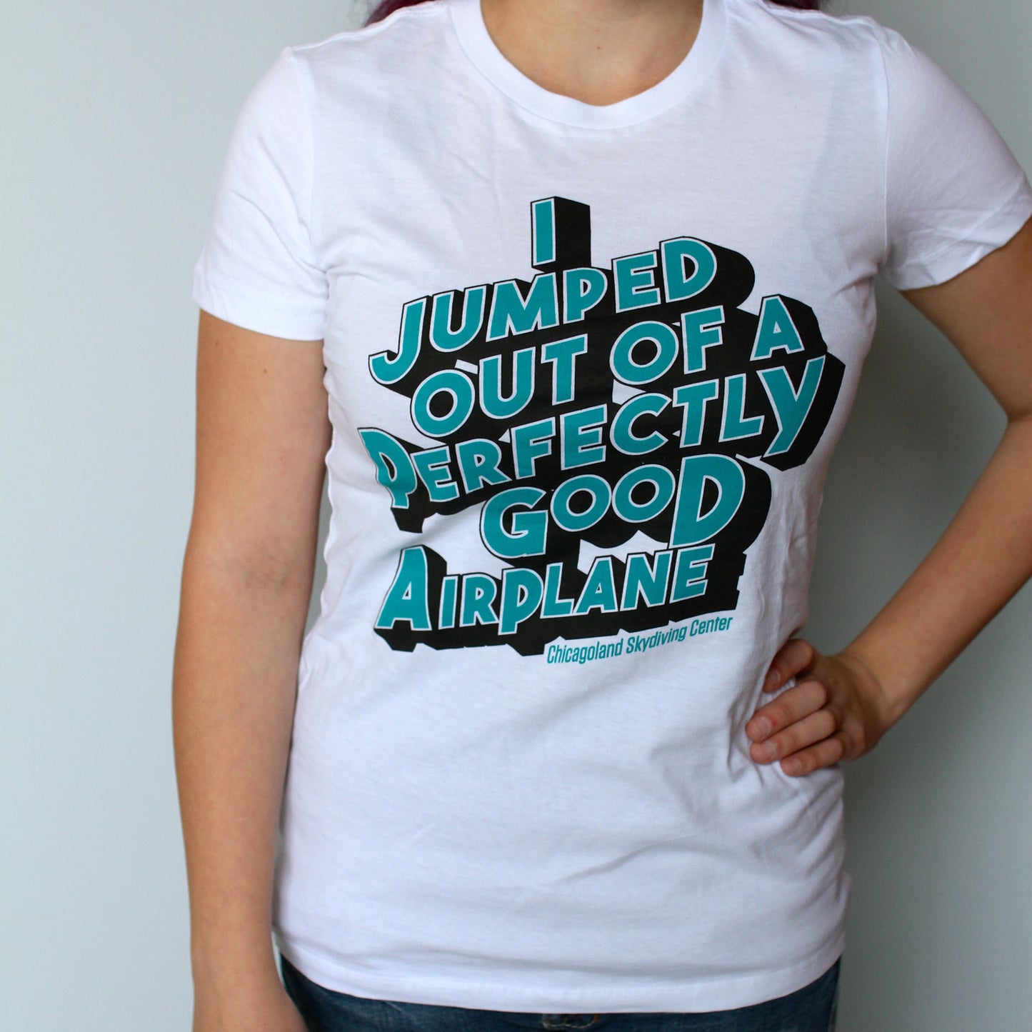 Ladies Retro "I Jumped" Tee