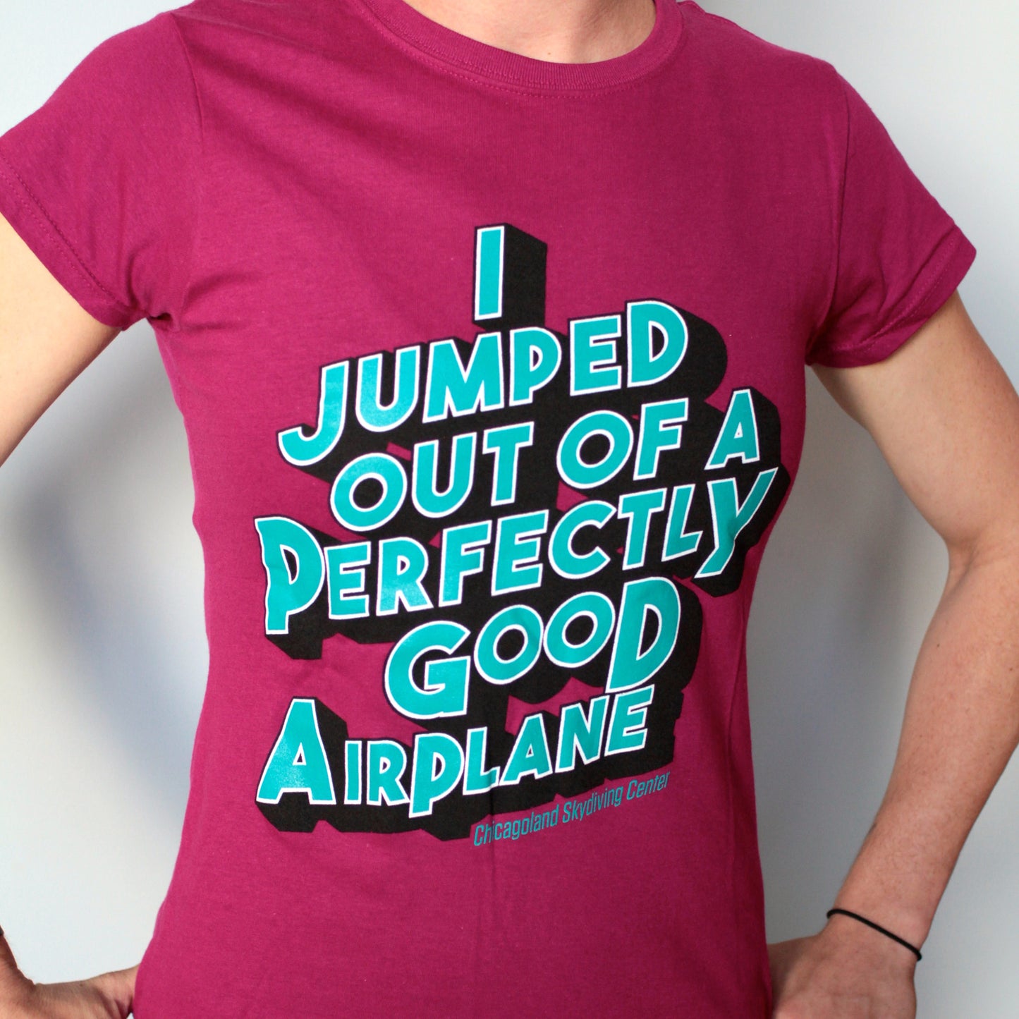 Ladies Retro "I Jumped" Tee