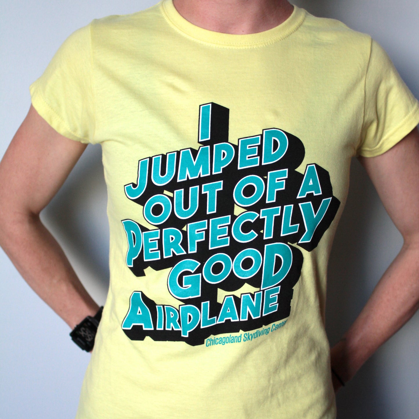 Ladies Retro "I Jumped" Tee