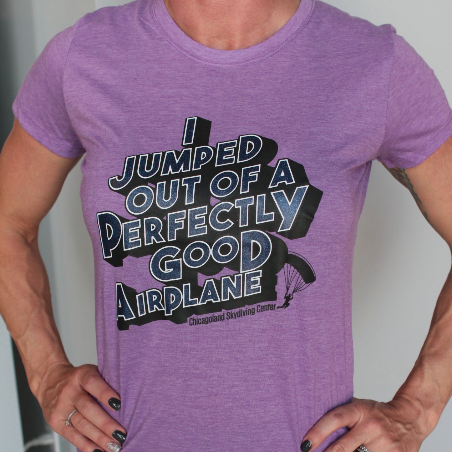 Ladies Retro "I Jumped" Tee