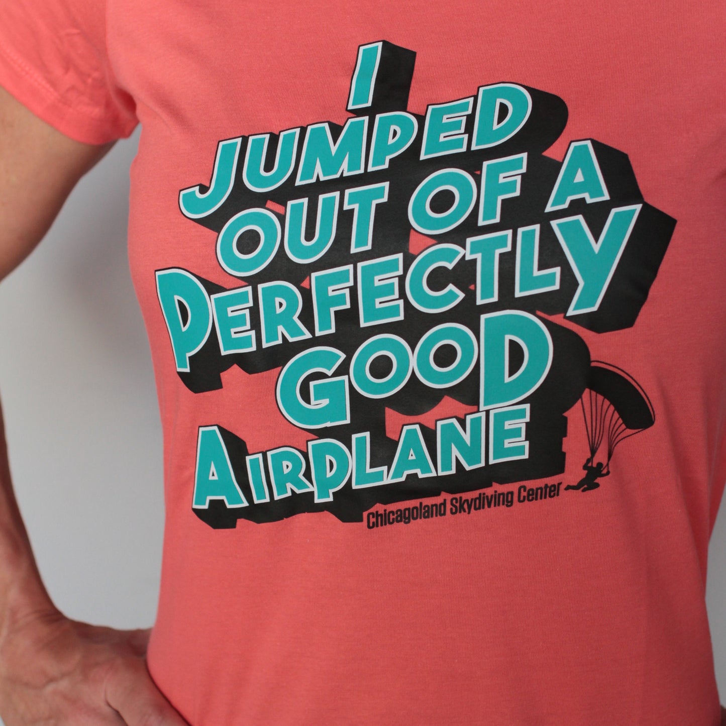 Ladies Retro "I Jumped" Tee